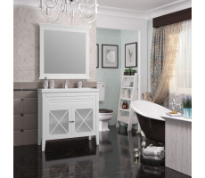 Тумба под раковину Опадирис Палермо 90 Белый матовый