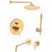 Комплект смесителей Paffoni Light KITLIG015HG006 золото медовое