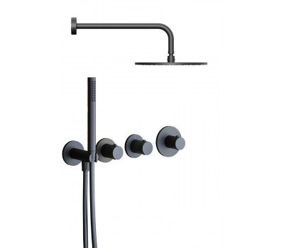 Комплект для душа PAFFONI Modular Box KITMB000NO черный матовый