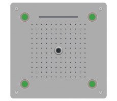 Верхний многофункциональный душ RGW SP-73 21140273-01 хром Верхний многофункциональный душ RGW SP-73 21140273-01 хром
