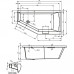 Ванна акриловая RIHO GETA 170х90 L