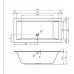 Ванна акриловая RIHO LUGO 200x90 B137001005 (с тонким бортом)