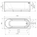 Акриловая ванна Radomir Вальс 170х75 рама-подставка Акриловая ванна Radomir Вальс 170х75 рама-подставка