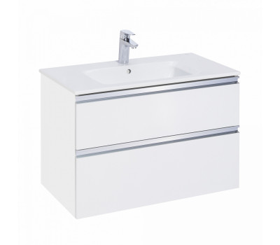 Тумба под раковину Roca THE GAP 80 A857399806, 2 ящика, белый глянец Тумба под раковину Roca THE GAP 80 A857399806, 2 ящика, белый глянец