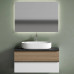 Столешница для ванной комнаты 1000х460 с отверстием под смеситель SANCOS TT100A1X цвет black sky, артикул
