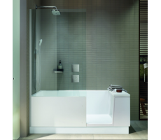 Ванна 170х75 см с входной дверью и душевой шторкой Duravit Shower 700404000100000