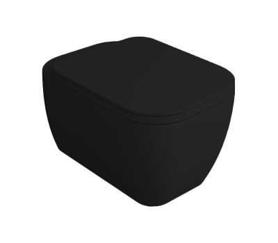 Подвесной унитаз SIMAS Henges HE18 nero matt (черный матовый)