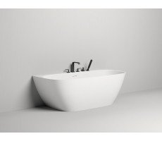 Ванна пристенная из искусственного камня 180х85см Salini Sofia Wall 180 102513G белый глянец