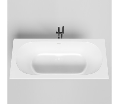 Ванна из искусственного камня 180х80см Salini ORNELLA AXIS KIT 180 103521M белый матовый, S-Stone