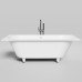 Ванна из искусственного камня 180х80см Salini ORNELLA AXIS KIT 180 103521M белый матовый, S-Stone