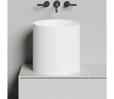 Раковина накладная высокая 46х46см Salini ARMONIA 04 130118G белый S-Stone Раковина накладная высокая 46х46см Salini ARMONIA 04 130118G белый S-Stone