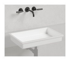 Раковина полувстраиваемая 60х40см Salini MAREA 14 1802214M белый матовый S-Stone Раковина полувстраиваемая 60х40см Salini MAREA 14 1802214M белый матовый S-Stone