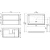 Тумба для раковины SANCOS Libra LB80W Белый 