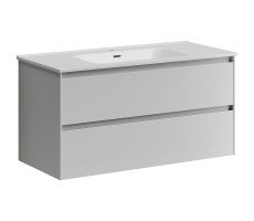 Тумба для раковины SANCOS Cento CN100W Белый глянец 