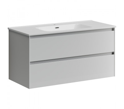 Тумба для раковины SANCOS Cento CN120-1W Белый глянец 