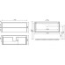 Тумба для раковины SANCOS Cento CN120-1W Белый глянец 