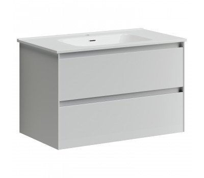 Тумба для раковины SANCOS Cento CN80W Белый глянец 