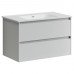 Тумба для раковины SANCOS Cento CN80W Белый глянец 