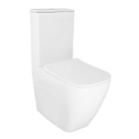 Унитаз-компакт Azario MIRADA S AZ-1288A безободковый, сиденьем микролифт