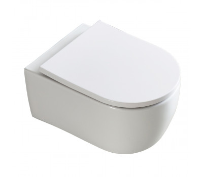 Унитаз подвесной Azario NEMI AZ-1293WH с сиденьем микролифт Унитаз подвесной Azario NEMI AZ-1293WH с сиденьем микролифт