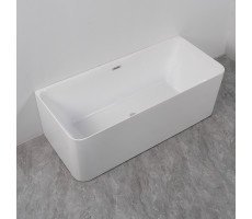 Ванна акриловая пристенная 170х75 см Azario RODEN AZ-6715-2 с сифоном и металлической рамой