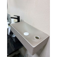 Раковина накладная Scarabeo Soft с декором 1501SFLM 45x22 см