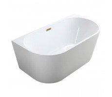 Ванна отдельностоящая акриловая 1695 мм Swedbe Select 8828GO белый, золото (донный клапан и накладка перелива) Ванна отдельностоящая акриловая 1695 мм Swedbe Select 8828GO белый, золото (донный клапан и накладка перелива)