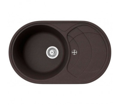 Кухонная мойка TopZero Alla Chocolate (780x500-93), искусcтвенный гранит 