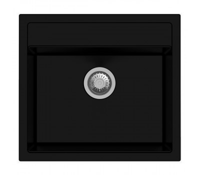 Кухонная мойка TopZero Georgia Deep Black (560x510-77), искусcтвенный гранит 