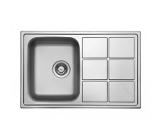 Кухонная мойка TopZero LTP780.500.GT8K, нержавеющая сталь 