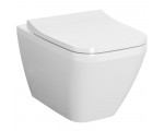 Подвесной безободковый унитаз Vitra Integra Square 7082B003-0075 сиденье отдельно