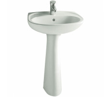 Раковина Vitra Normus 55 9600B003-7650 белая с пьедесталом