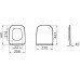 Крышка-сиденье Vitra Integra Square, тонкое, микролифт 191-003-009