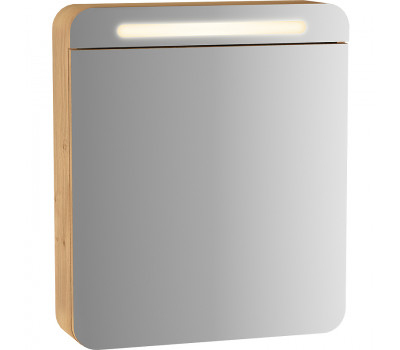 Зеркальный шкаф Vitra Sento 60 L 60895 с подсветкой (дуб)