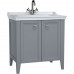 Тумба с раковиной Vitra Valarte 75 62154 серая матовая
