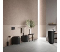 Подвесной унитаз Vitra Plural Rim-Ex 7830B483-0075 цвет черный матовый, без сиденья Подвесной унитаз Vitra Plural Rim-Ex 7830B483-0075 цвет черный матовый, без сиденья