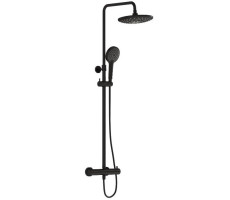 Душевая система Vitra Aquaheat Bliss A4720536EXP черный матовый