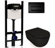 Комплект унитаза с инсталляцией VALSIR KIT VSBM 7334NEMT Slim Комплект унитаза с инсталляцией VALSIR KIT VSBM 7334NEMT Slim