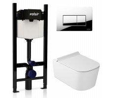 Комплект унитаза с инсталляцией VALSIR KIT VSCR 5486 Slim Комплект унитаза с инсталляцией VALSIR KIT VSCR 5486 Slim