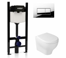 Комплект унитаза с инсталляцией VALSIR KIT VSCrM 7212 Slim  Комплект унитаза с инсталляцией VALSIR KIT VSCrM 7212 Slim