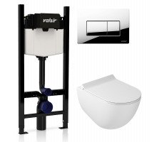 Комплект унитаза с инсталляцией VALSIR KIT VSCR 7317 Slim 