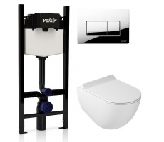 Комплект унитаза с инсталляцией VALSIR KIT VSCrM 7317 Slim  Комплект унитаза с инсталляцией VALSIR KIT VSCrM 7317 Slim