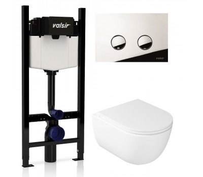 Комплект унитаза с инсталляцией VALSIR KIT VSCR 7334 Slim 