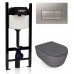 Комплект унитаза с инсталляцией VALSIR KIT VSCrM 7334GM Slim 