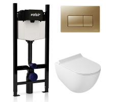 Комплект унитаза с инсталляцией VALSIR KIT VSMG 7317 Slim  Комплект унитаза с инсталляцией VALSIR KIT VSMG 7317 Slim
