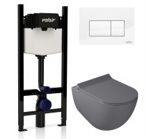 Комплект унитаза с инсталляцией VALSIR KIT VSWG 7317GM Slim 