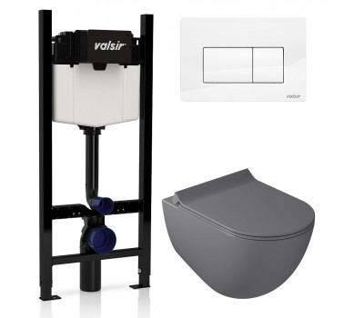 Комплект унитаза с инсталляцией VALSIR KIT VSWG 7317GM Slim 