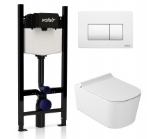 Комплект унитаза с инсталляцией VALSIR KIT VSWM 5486 Slim  Комплект унитаза с инсталляцией VALSIR KIT VSWM 5486 Slim
