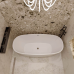 Ванна из искусственного камня Veconi IMPERIA 160х75 цвет белый IMP16075
