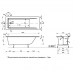 Ванна из искусственного камня Veconi SOLITA 180х70 цвет белый SLT18070